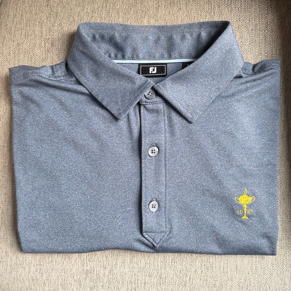 Men’s FootJoy Ryder Cup Polo Golf Shirt Collection 1927 FJ Nevillewood CC *READ*
